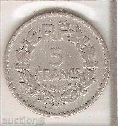 + Γαλλία 5 φράγκα το 1946