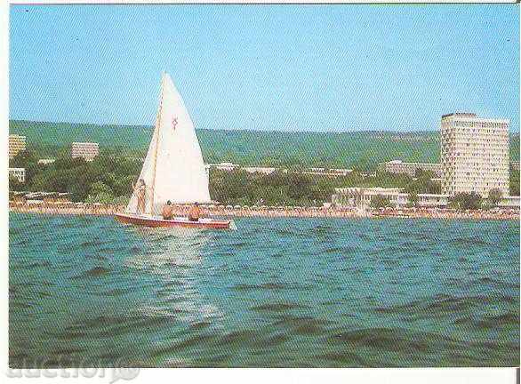 Καρτ ποστάλ Βουλγαρία Βάρνα Golden Sands Beach 10 *