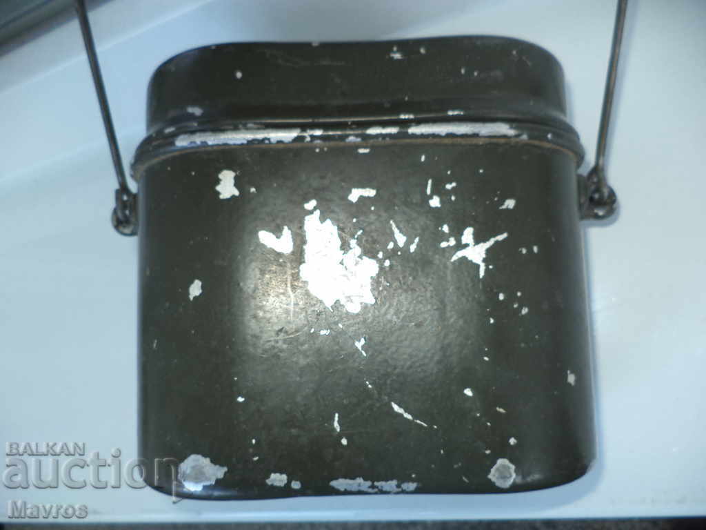 Rarely old Bulgarian soldier pot - shape "kidney" with price 50.00 BGN | € 25.56