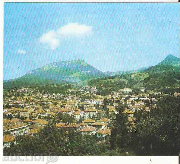 Republica Bulgaria carte poștală cu mari Treskavets și Ostrets *