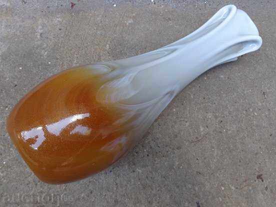 Old porcelain vase, porcelain colored glass - 5 Old porcelain vase, porcelain colored glass - 5