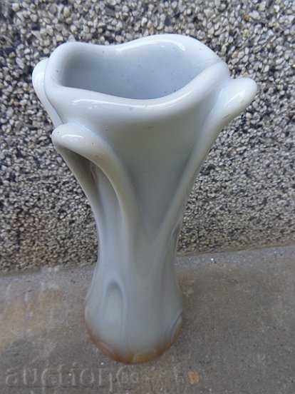 Old porcelain vase, porcelain colored glass - 7 Old porcelain vase, porcelain colored glass - 7