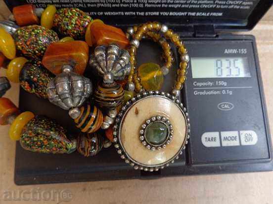 Old necklace with medallion, jewelery jewelery necklace necklace - 7 Old necklace with medallion, jewelery jewelery necklace necklace - 7