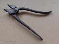 Clește vechi de meșter, clește de tăiat, unealtă