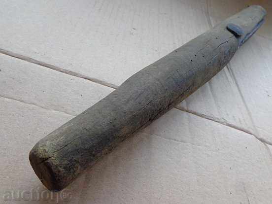 Old primitive instrument, wooden, wrought iron primitive - 5 Old primitive instrument, wooden, wrought iron primitive - 5