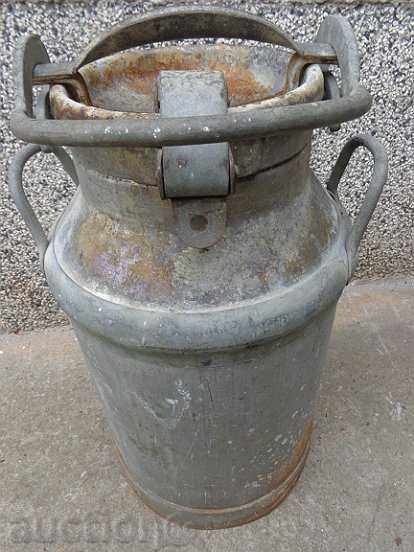 Old professional metal container, barrel, canister, massive - 5 Old professional metal container, barrel, canister, massive - 5