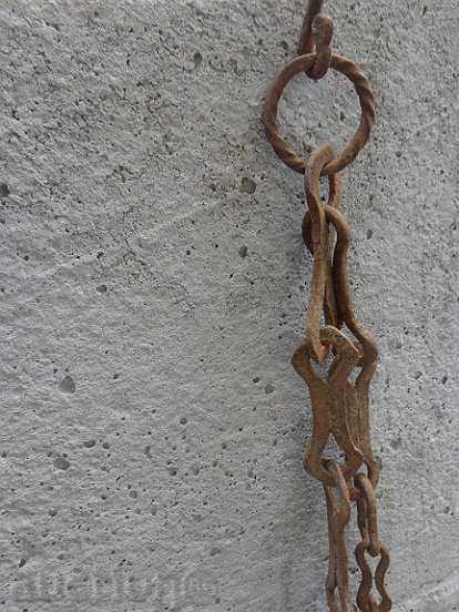 Hand forged chain for hearth, chain, wrought iron - 5 Hand forged chain for hearth, chain, wrought iron - 5