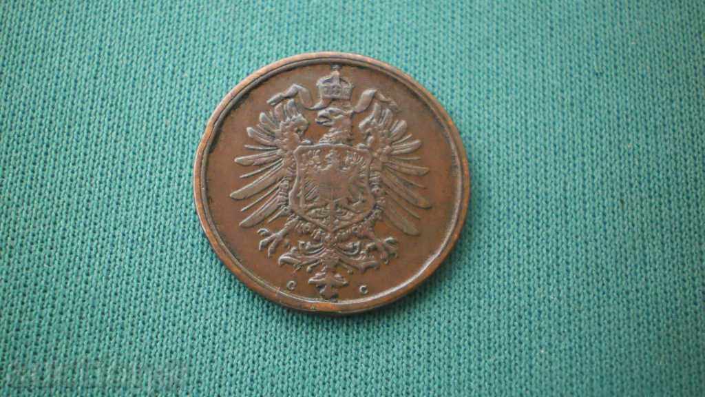 Germania 2 Pfeniga 1874 C Rare (k) cu preț € 3.07 | 6.00 BGN
