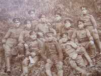 OLD PHOTO - CARDBOARD - MILITARY