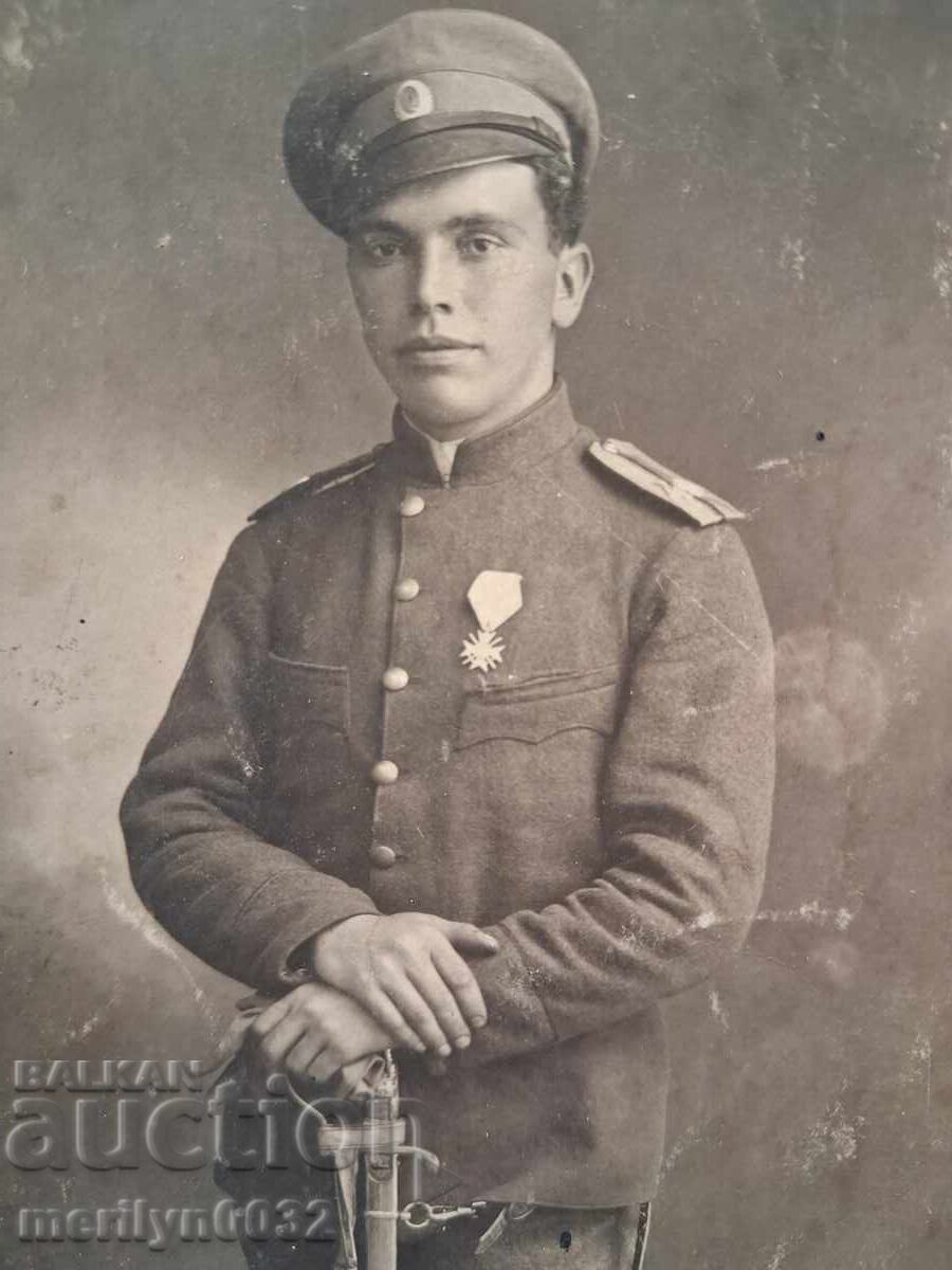 Vechiul soldat imagine carte poștală cu o sabie cu preț € 19.97 | 39.06 BGN