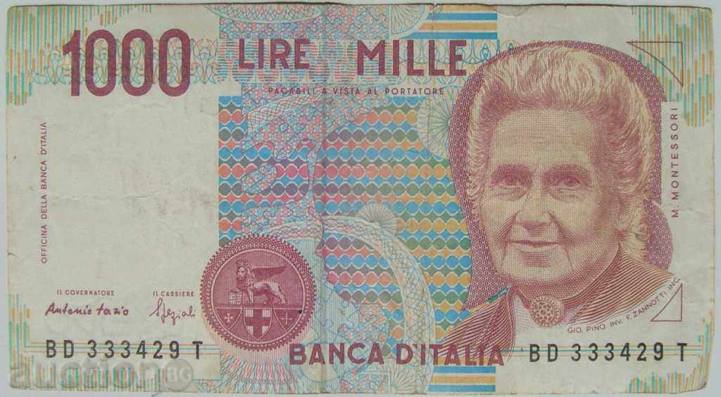 1000 pounds - Italy - 1990 with price 2.00 BGN | € 1.02 1000 pounds - Italy - 1990 with price 2.00 BGN | € 1.02