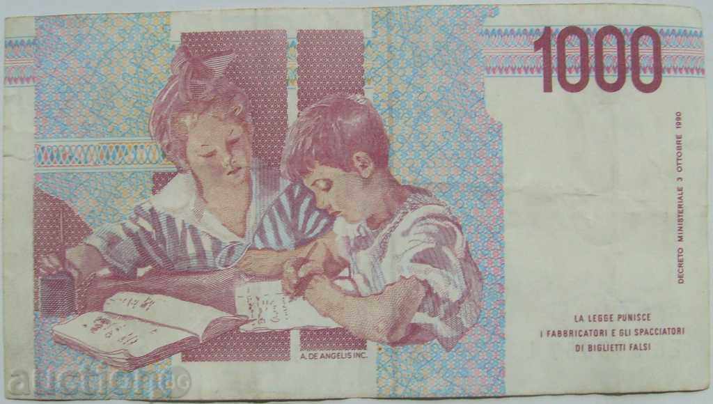 1000 de lire sterline - Italia - 1990