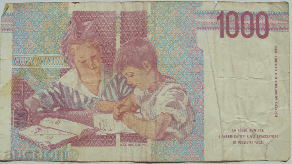 1000 pounds - Italy - 1990 with price 2.00 BGN | € 1.02 1000 pounds - Italy - 1990 with price 2.00 BGN | € 1.02