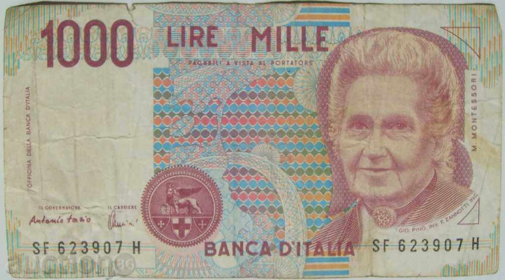 1000 pounds - Italy - 1990