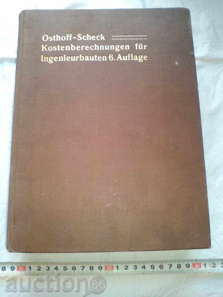 Otto Spamer Leipzig  Osthoff Scheck Kostenberechnungen fur I