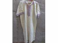 Old women's shirt with hand embroidery of chaise, costume, sukman