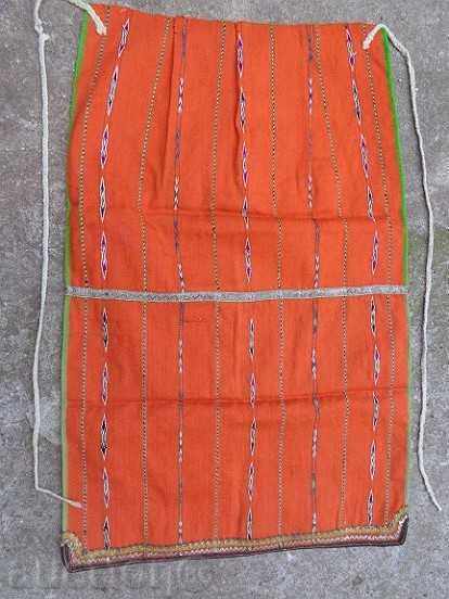 Old woven, embroidered and embroidered apron, costume, sukman