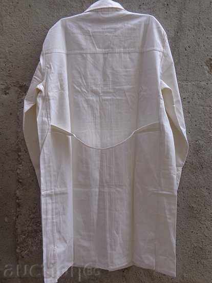White Cotton Work Coat №54, new in package with price 39.00 BGN | € 19.94 White Cotton Work Coat №54, new in package with price 39.00 BGN | € 19.94