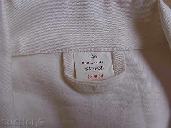 White Cotton Work Coat №54, new in package - 6 White Cotton Work Coat №54, new in package - 6