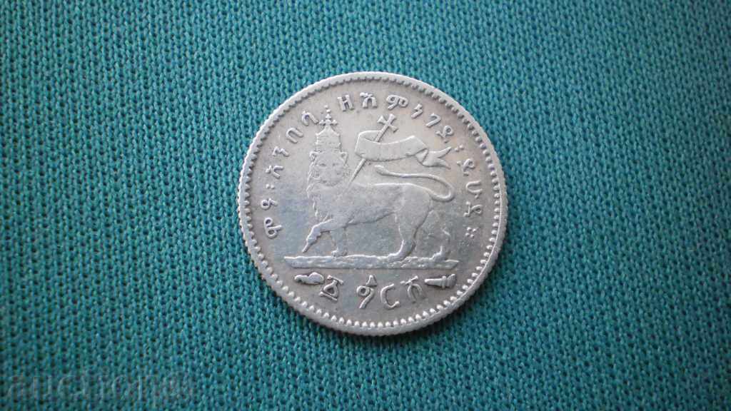 Ethiopia 1/20 Birr 1895 Ethiopia SILVER with price € 20.45 | 40.00 BGN