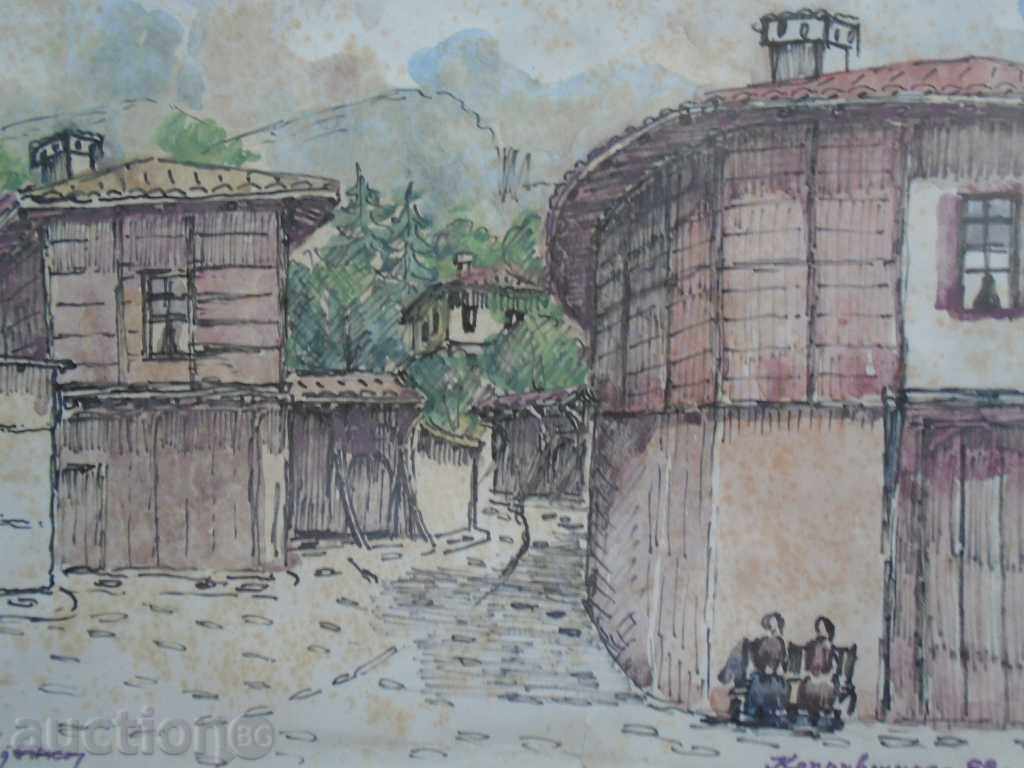 STAR AQUAREL - KOPRIVSHTITSA 88d. IVAN KADANKOV - 5 STAR AQUAREL - KOPRIVSHTITSA 88d. IVAN KADANKOV - 5