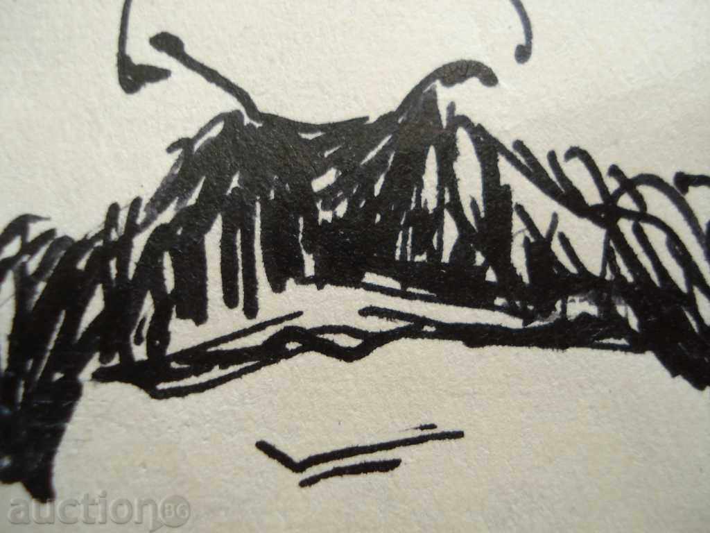 494 B.Mirev drawing portrait of Nikolay Tsonev 1964 P21 / 29cm with price 20.00 BGN | € 10.23 494 B.Mirev drawing portrait of Nikolay Tsonev 1964 P21 / 29cm with price 20.00 BGN | € 10.23