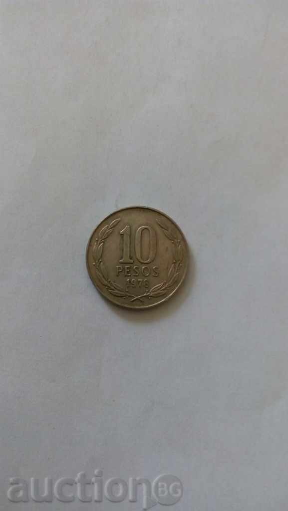 Chile 10 peso 1978