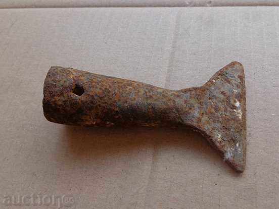 Auction Old gingerbread yarn, tool, wrought iron scraper Auction Old gingerbread yarn, tool, wrought iron scraper