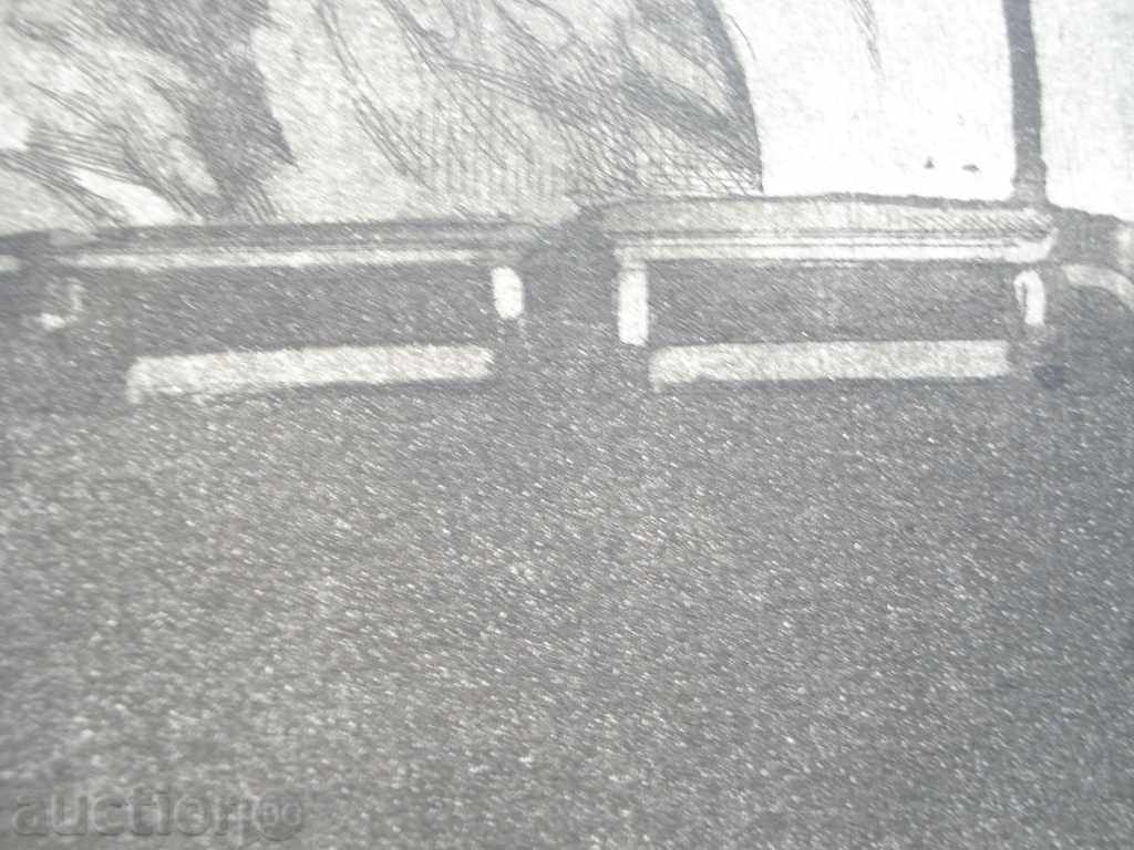 540 Hristo Braykov Tank Attack EA 2/3 etching the aquatint with price 50.00 BGN | € 25.56 540 Hristo Braykov Tank Attack EA 2/3 etching the aquatint with price 50.00 BGN | € 25.56