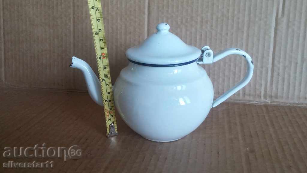 a small enamel teapot - 5 a small enamel teapot - 5