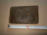 antique leather wallet