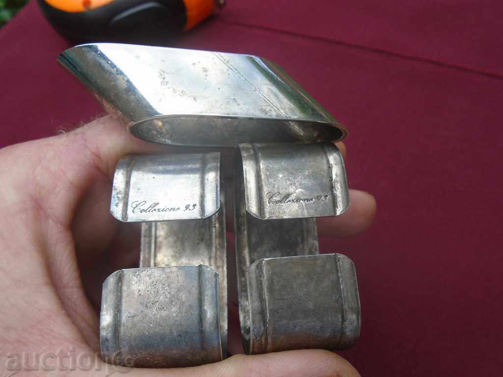 OLD ITALIAN Șervețel de argint - 3. - 5