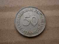 50 pfennig J 1975