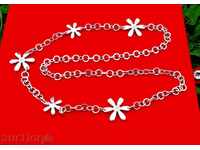 Silver Designer Necklace Daisy 48 gr.