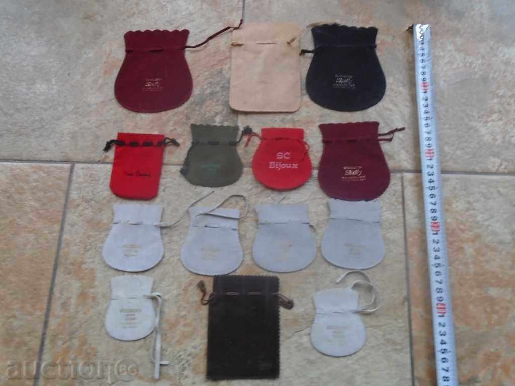 BAGS, JEWELRY BAGS - 13 pcs. - 6 BAGS, JEWELRY BAGS - 13 pcs. - 6