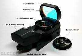 JH-400 Hologram short-thrower with red and green backlight with price 47.00 BGN | € 24.03