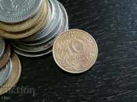 Монета - Франция - 10 сантима | 1990г.