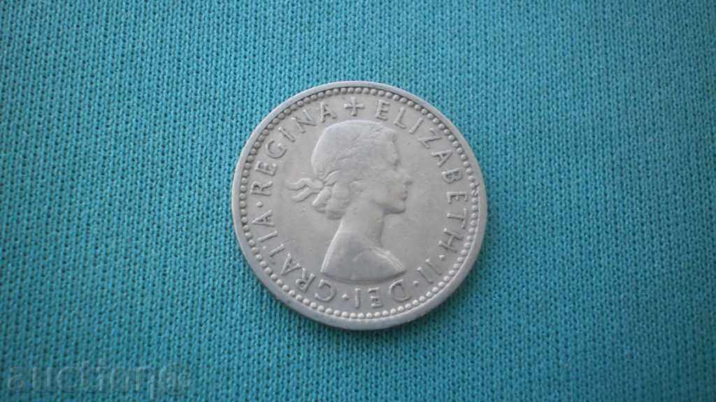 Anglia 6 pence 1962 cu preț € 0.51 | 1.00 BGN