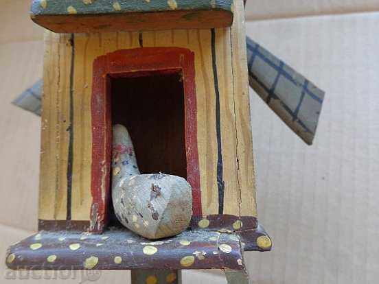 Old toy wooden toy windmill, wooden - 6 Old toy wooden toy windmill, wooden - 6