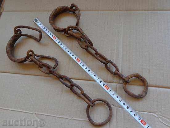 Delivery of Pair of beads, pranks, chains, wrought iron Delivery of Pair of beads, pranks, chains, wrought iron