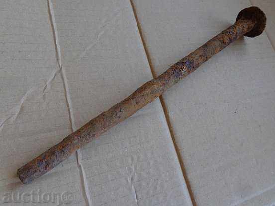 Old wrought wire, nail, wrought iron, spit with price 33.00 BGN | € 16.87 Old wrought wire, nail, wrought iron, spit with price 33.00 BGN | € 16.87