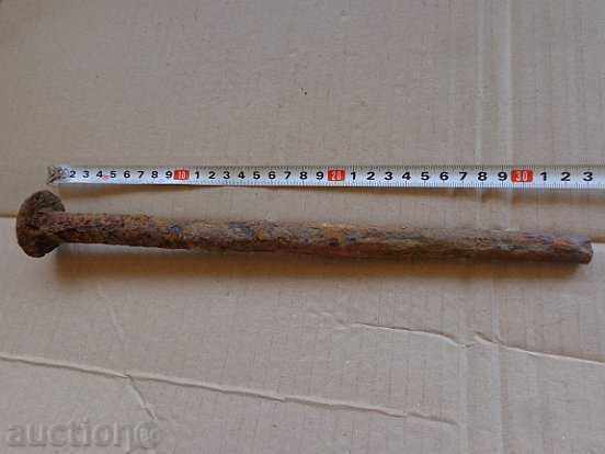 Auction Old wrought wire, nail, wrought iron, spit Auction Old wrought wire, nail, wrought iron, spit