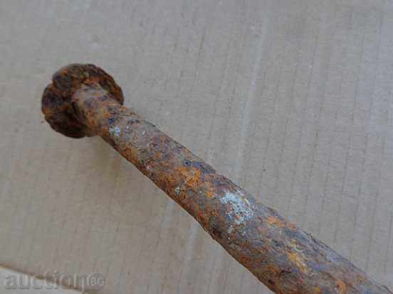 Old wrought wire, nail, wrought iron, spit - 5 Old wrought wire, nail, wrought iron, spit - 5