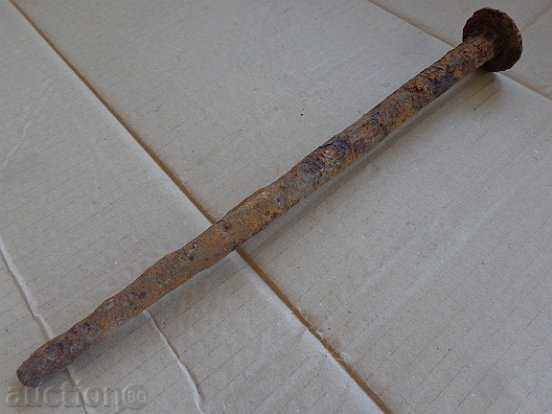 Old wrought wire, nail, wrought iron, spit - 7 Old wrought wire, nail, wrought iron, spit - 7