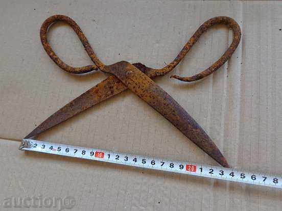 Delivery of Old forged scissors, wrought iron Delivery of Old forged scissors, wrought iron