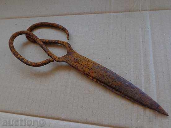 Old forged scissors, wrought iron - 6 Old forged scissors, wrought iron - 6