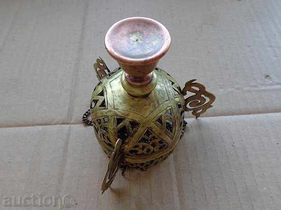 Delivery of An old home-made Russian bronze candela Delivery of An old home-made Russian bronze candela