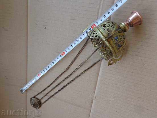 An old home-made Russian bronze candela - 6 An old home-made Russian bronze candela - 6