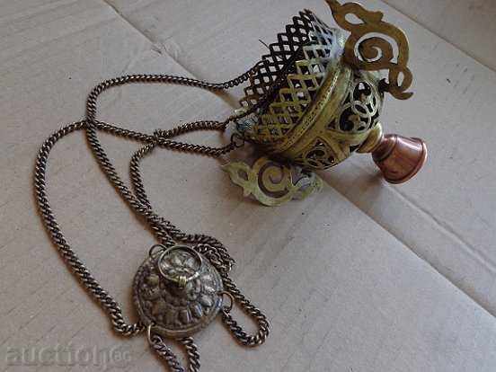 An old home-made Russian bronze candela - 7 An old home-made Russian bronze candela - 7