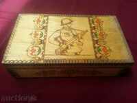Big Old Soldier Pyrographic Wooden Box